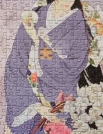 Image of the puzzle 2x1000, Express Gifts, Flowers of the Orient, Haruyo Morita, Incomplete, Detail of the puzzle