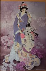 Image of the puzzle 2x1000, Express Gifts, Flowers of the Orient, Haruyo Morita, Incomplete, Picture of the puzzle