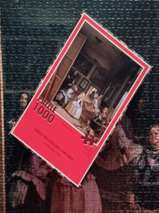 Image of the puzzle 1000, Educa, Las Meninas, Diego Velázquez, Complete, Picture of the box
