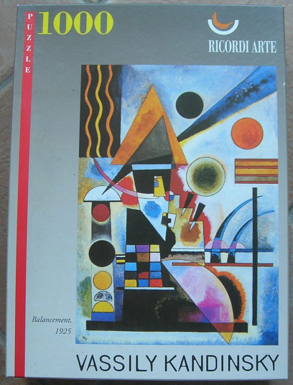 Image of the puzzle 1000, Ricordi, Swinging, Wassily Kandinsky, Sealed Bag, Picture of the box