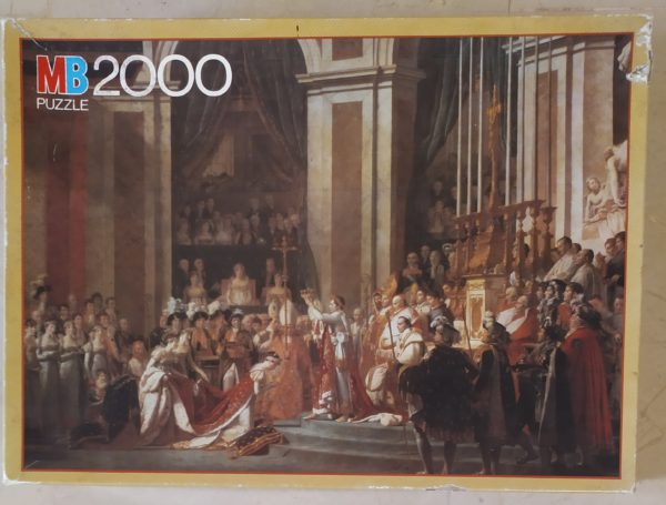 Image of the puzzle 2000, MB, The Coronation of the Emperor Napoleon, by Jacques-Louis David, Sealed Bag, Picture of the box