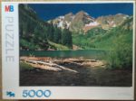 Image of the puzzle 5000, MB, Bergrivier in Colorado, USA, by James Randklev, Complete, Picture of the box