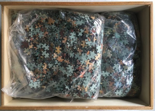 Image of the puzzle 10000, Educa, The Garden of Earthly Delights, Bosch, Sealed Bag, Picture of the bags