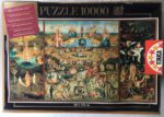 Image of the puzzle 10000, Educa, The Garden of Earthly Delights, Bosch, Sealed Bag, Picture of the box
