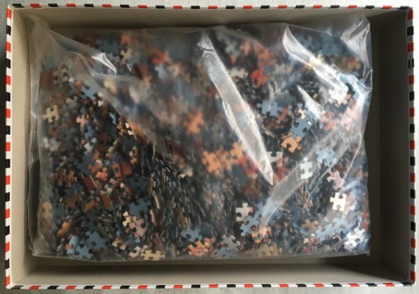 Image of the puzzle 4000, Educa, Four Seasons, Alphonse Mucha, Sealed Bag, Picture of the bag