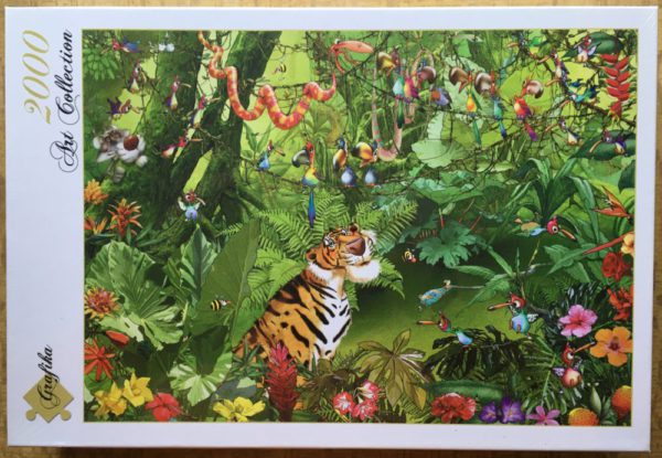 Image of the puzzle 2000, Grafika, Jungle, by François Ruyer, Factory Sealed, Picture of the box