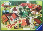Image of the puzzle 280, Ravensburger, In our Village, by Ali Mitgutsch, Complete, Picture of the box