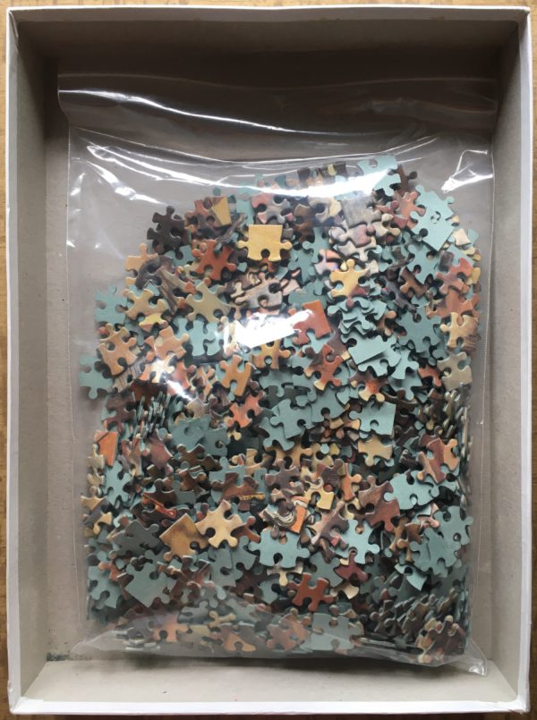 Image of the puzzle 1000, Animal Awareness, Horses Galore, by Elizabeth Ansell, Complete, Picture of the bag