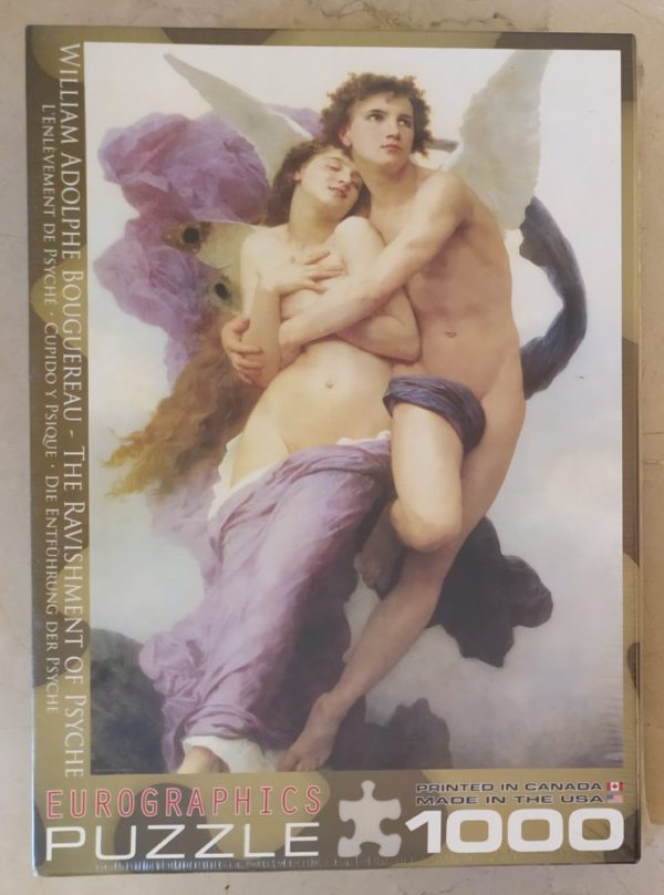 Image of the puzzle 1000, Eurographics, The Ravishment of Psyche, by William-Adolphe Bouguereau, Factory Sealed, Picture of the box