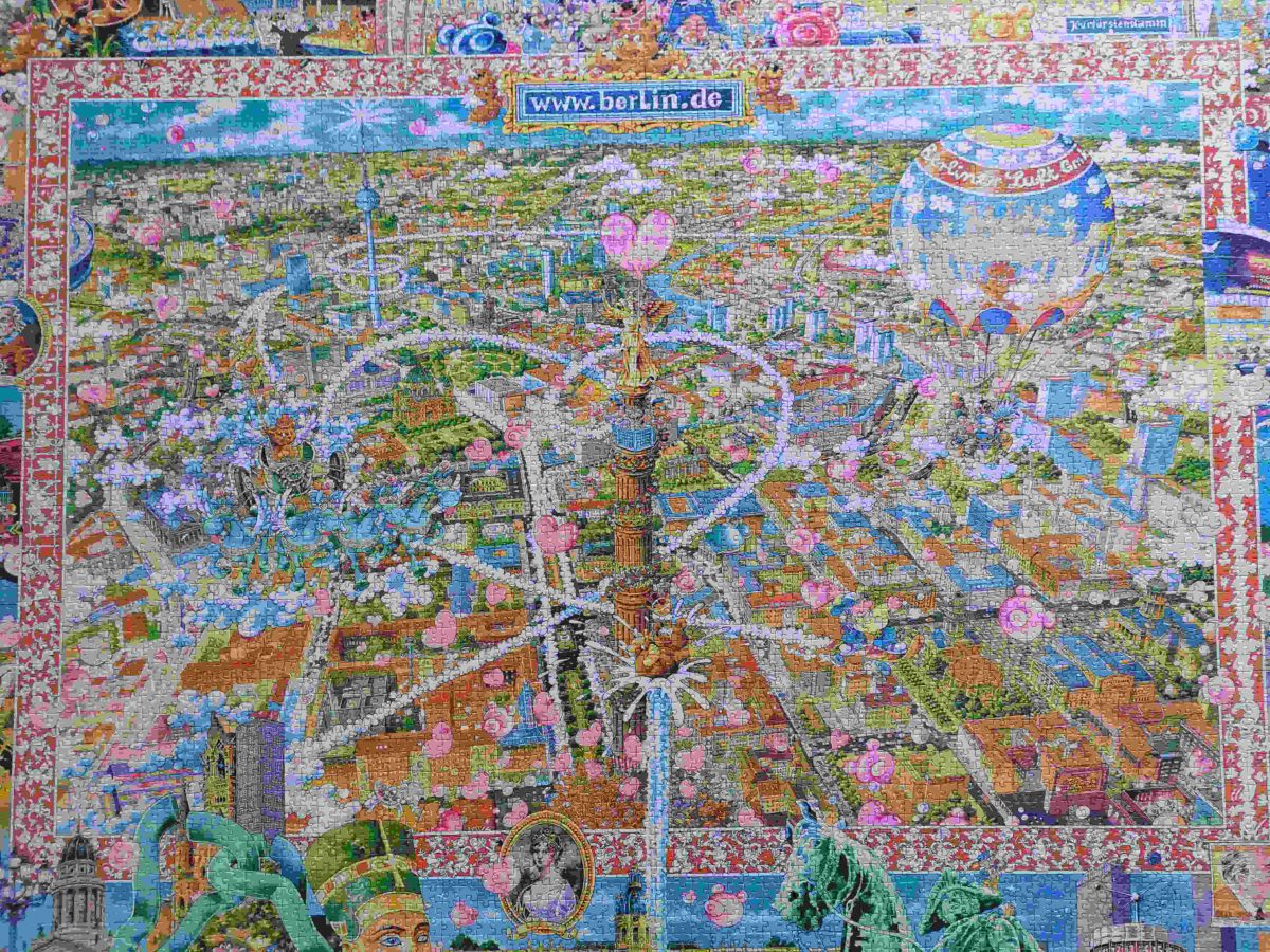 Image of the puzzle 8000, Heye, Berlin, Michael Ryba, Complete, Picture of the puzzle