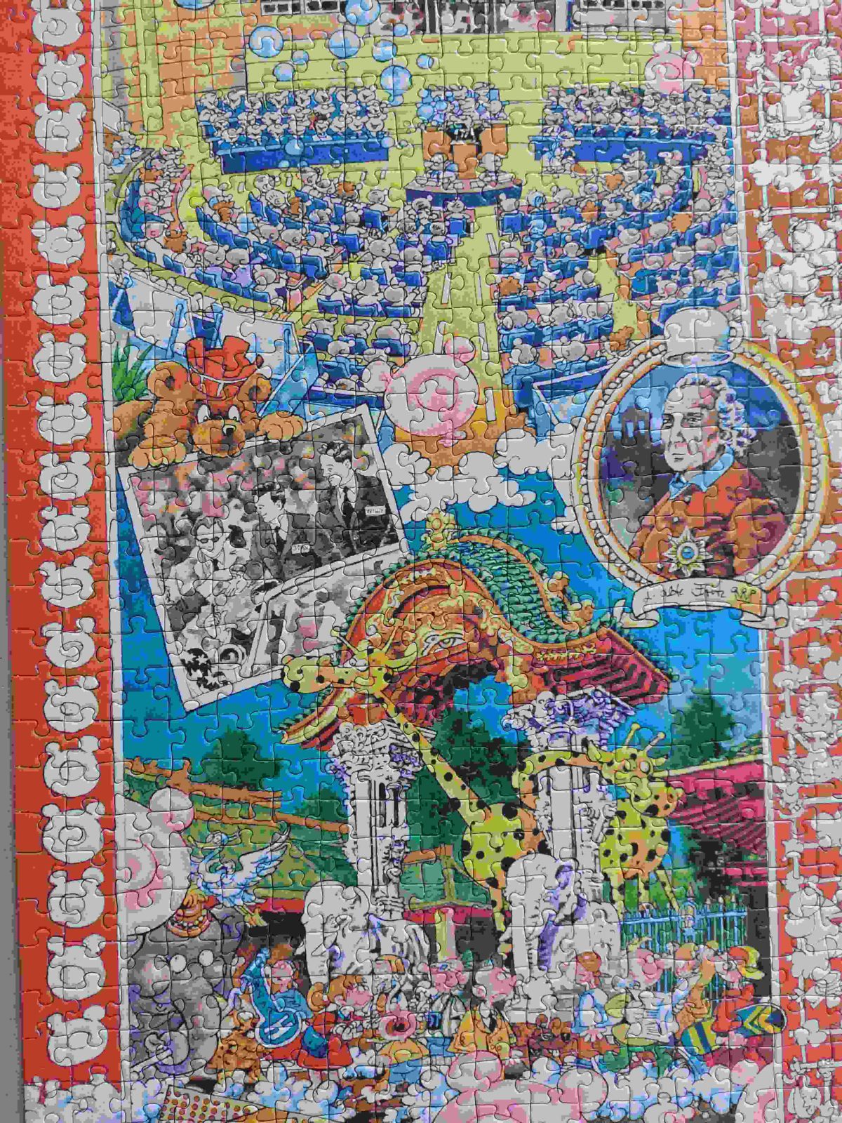 Image of the puzzle 8000, Heye, Berlin, Michael Ryba, Complete, Picture of the puzzle