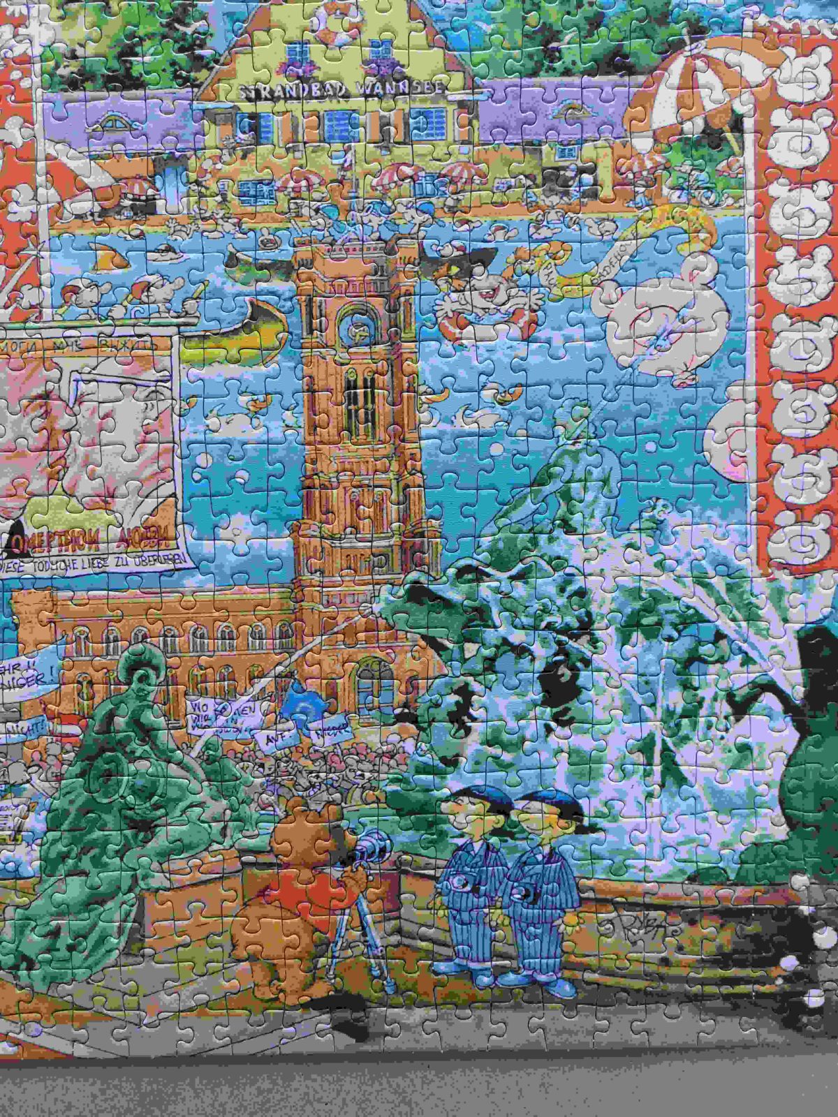 Image of the puzzle 8000, Heye, Berlin, Michael Ryba, Complete, Picture of the puzzle