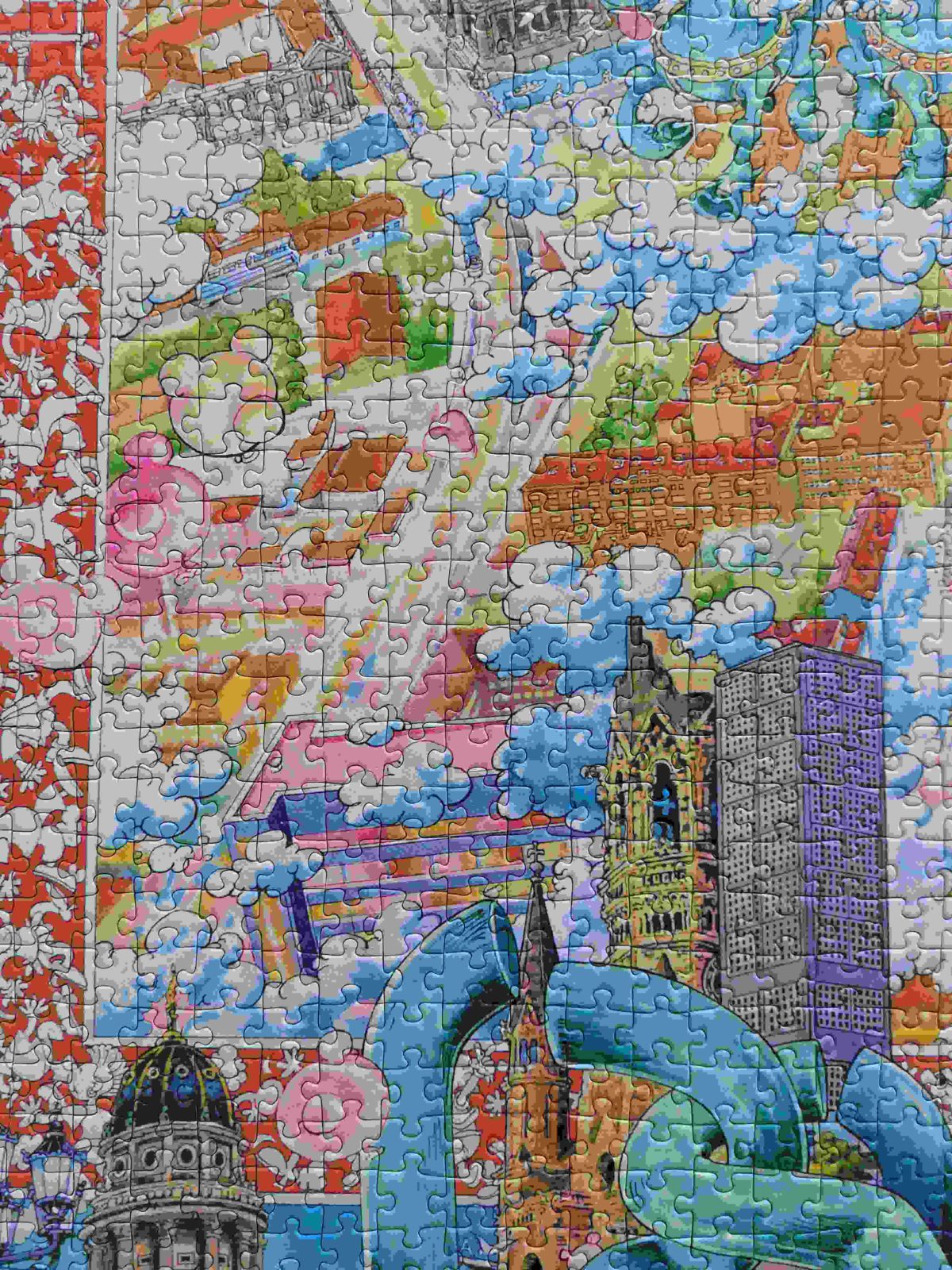 Image of the puzzle 8000, Heye, Berlin, Michael Ryba, Complete, Picture of the puzzle