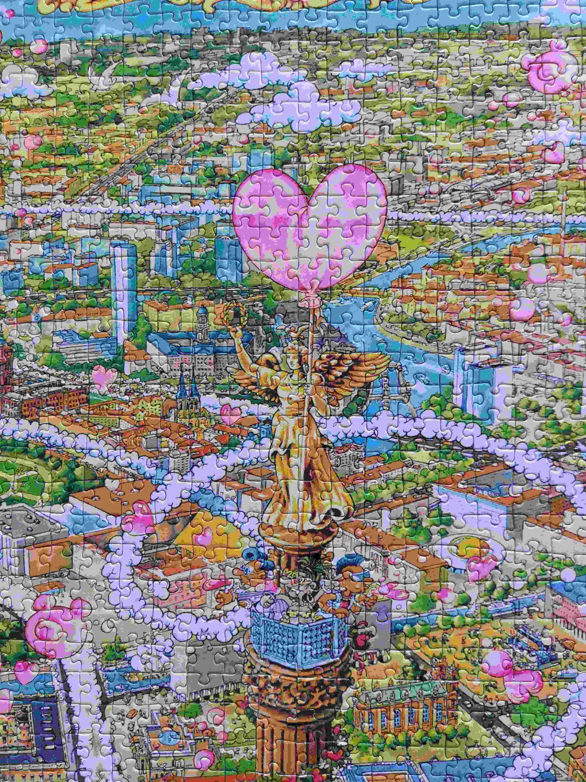 Image of the puzzle 8000, Heye, Berlin, Michael Ryba, Complete, Picture of the puzzle