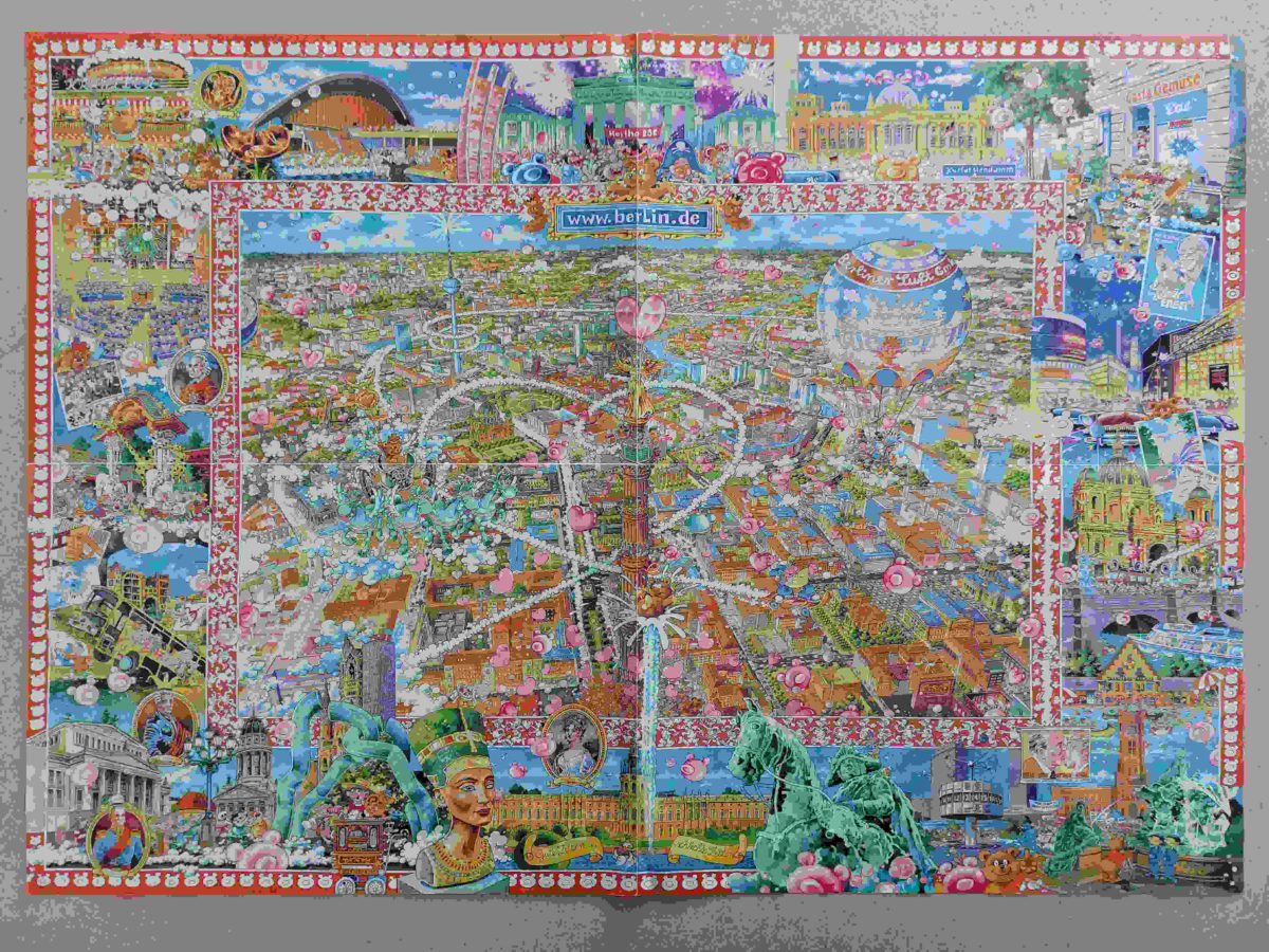 Image of the puzzle 8000, Heye, Berlin, Michael Ryba, Complete, Picture of the poster