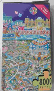 Image of the puzzle 8000, Heye, Berlin, Michael Ryba, Complete, Picture of the box