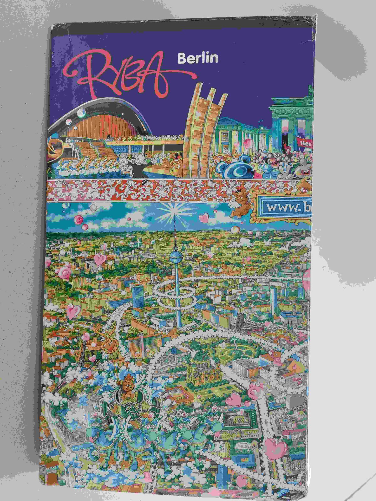 Image of the puzzle 8000, Heye, Berlin, Michael Ryba, Complete, Picture of the box