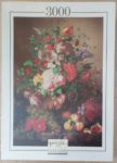 Image of the puzzle 3000, Nathan, Still Life with Flowers and Fruit, by Amalie Kärcher, Factory Sealed, Picture of the box