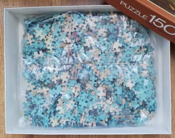 Image of the puzzle 1500, MB, Naval Battle, Thomas Luny, Sealed Bag, Picture of the bag