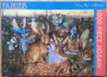 Image of the puzzle 1000, Gifted Stationery, A Rabbit Among the Fairies, by by John Anster Fitzgerald, Factory Sealed, Picture of the box