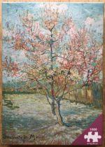 Image of the puzzle 1000, Kröller-Müller, Pink Peach Trees, by Vincent van Gogh, Complete, Picture of the box