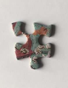 Image of the puzzle 1000, Kröller-Müller, Pink Peach Trees, by Vincent van Gogh, Complete, Picture of the piece