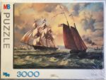 Image of the puzzle 3000, MB, The Golden West, Roy Cross, Factory Sealed, Piicture of the box