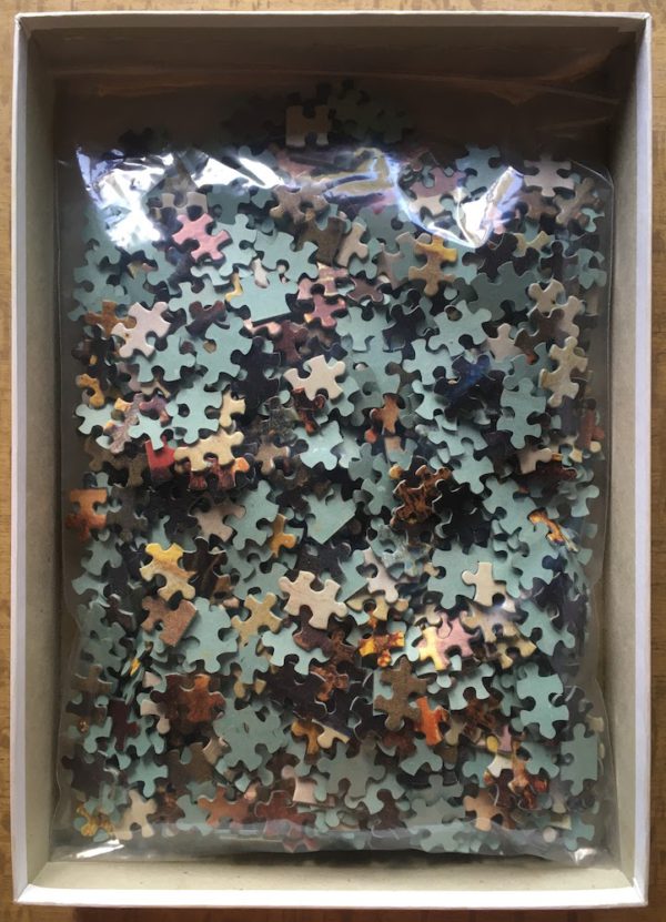 Image of the puzzle 1000, Flamenco, The Milkmaid, by Johanns Vermeer, Complete, Picture of the bag