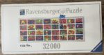 Image of the puzzle 32000, Ravensburger, Double Retrospect, Keith Haring, Factory Sealed, Picture of the box