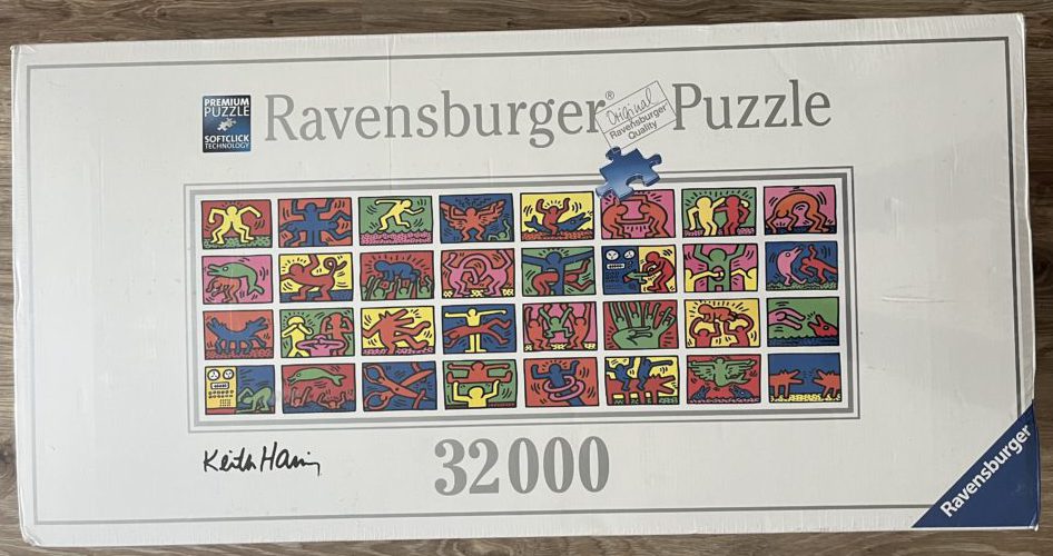 32000, Ravensburger, Double Retrospect, Keith Haring - Rare