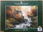 Image of the puzzle 1000, Schmidt, Cobblestone Mill, by Thomas Kinkade, Complete, Picture of the box
