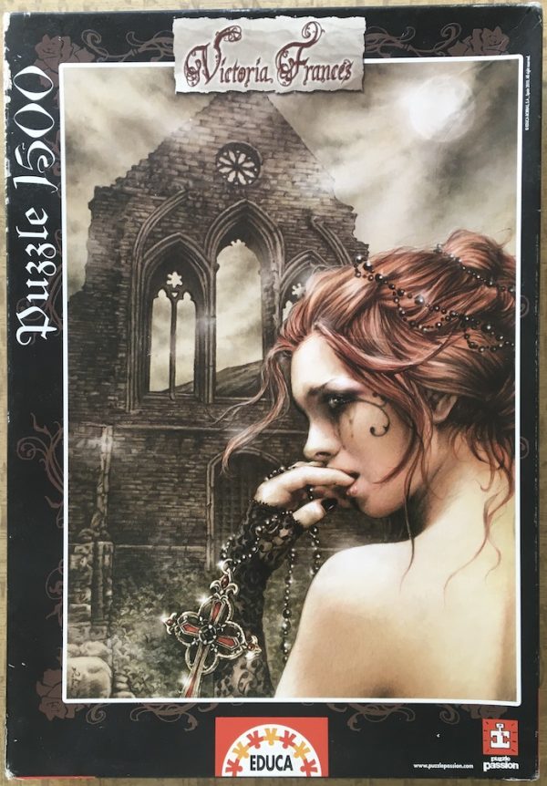 Image of the puzzle 1500, Educa, Necross, Victoria Francés, Sealed Bag, Picture of the box