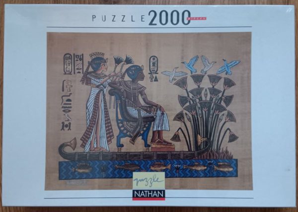 Image of the puzzle 2000, Nathan, The Pharaoh and his Wife, Factory Sealed, Picture of the box