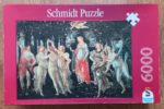 Image of the puzzle 6000, Schmidt, Allegory of Spring, by Sandro Botticelli, Sealed Bag, Picture of the box