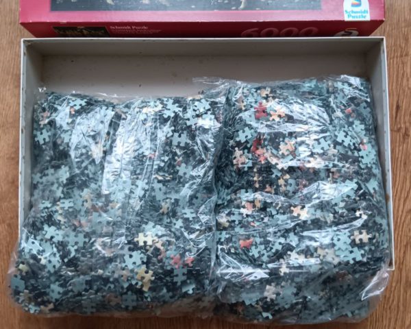 Image of the puzzle 6000, Schmidt, Allegory of Spring, by Sandro Botticelli, Sealed Bag, Picture of the bag