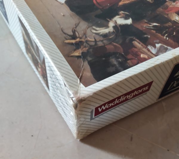 Image of the puzzle 4000, Waddingtons, Coming South, Perth Station, by George Earl, Sealed Bag, Picture of the corner