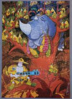 Image of the puzzle 750, Heye, Funny Bird, by Matt, Complete, Picture of the puzzle