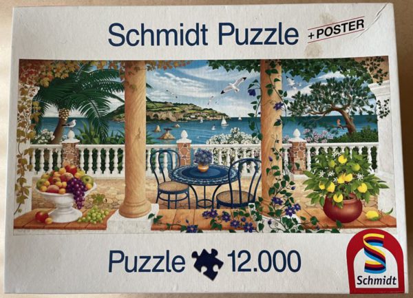 Image of the puzzle 12000, Schmidt, Beautiful View, Cornelia Ellinger, Sealed Bag, Picture of the box