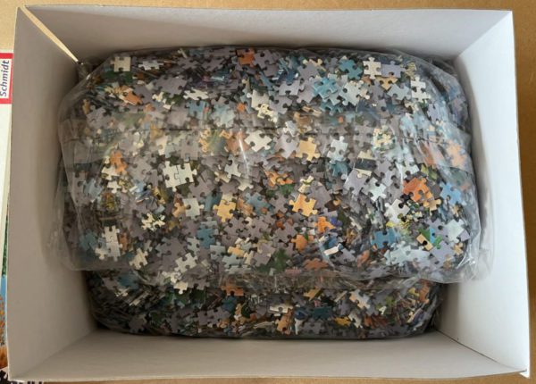 Image of the puzzle 12000, Schmidt, Beautiful View, Cornelia Ellinger, Sealed Bag, Picture of the bag