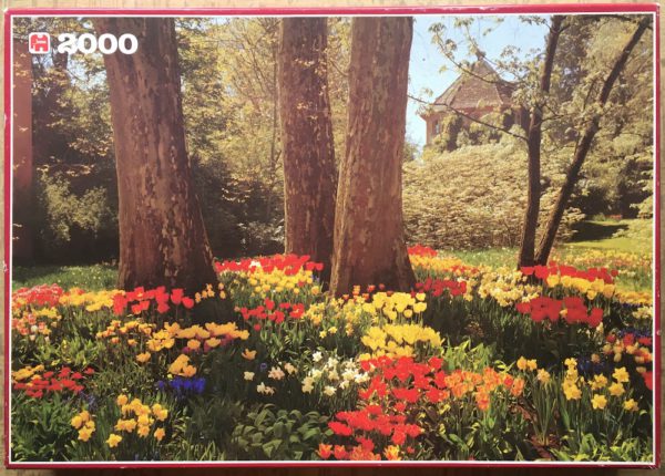 Image of the puzzle 2000, Jumbo, Insel Mainau, Bodensee, Complete, Picture of the box