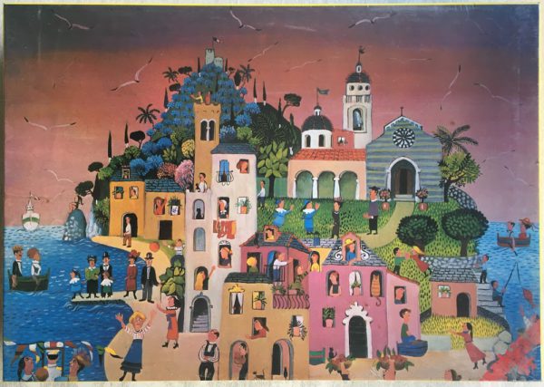 Image of the puzzle 2000, Kosmos, Isola, by Alessandra Puppo, Factory Sealed, Picture of the box