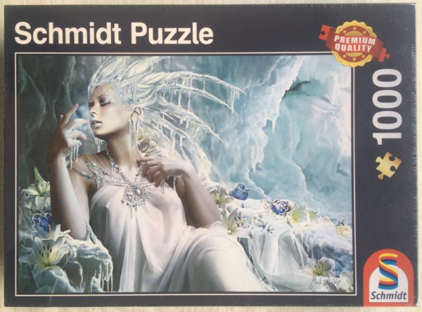 Image of the puzzle 1000, Schmidt, Ice Fairy, by Marta Dahlig, Factory Sealed, Picture of the box