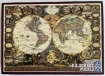 Image of the puzzle 5000, F.X. Schmid, World Map of 1708, Sealed Bag, Picture of the box