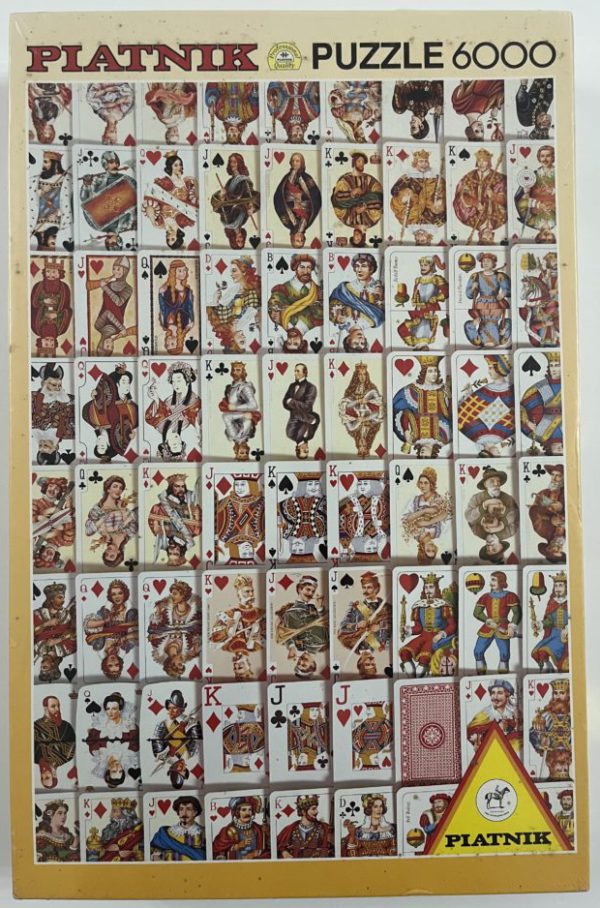 Image of the puzzle 6000, Piatnik, Playing Cards, Factory Sealed, Picture of the box