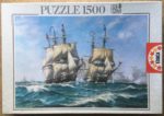 Image of the puzzle 1500, Educa, Naval Battle, by Roy Cross, Sealed Bag, Picture of the box