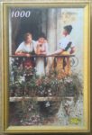 Image of the puzzle 1000, Fame, On the Balcony, Eugene de Blaas, Factory Sealed, Picture of the box