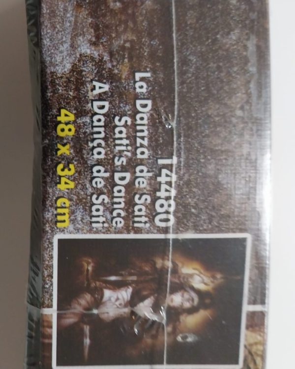 Image of the puzzle 500, Educa, Sati's Dance, by Luis Royo, Factory Sealed, Detail of the box