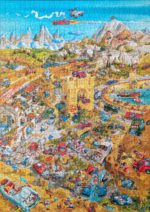 Image of the puzzle 1500, Heye, Rallye Italia, by Jan Birck "Jabo", Complete, Picture of the puzzle