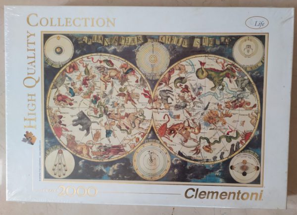 Image of the puzzle 2000, Clementoni, Celestial Planisphere, by Frederik de Wit, Factory Sealed, Picture of the box