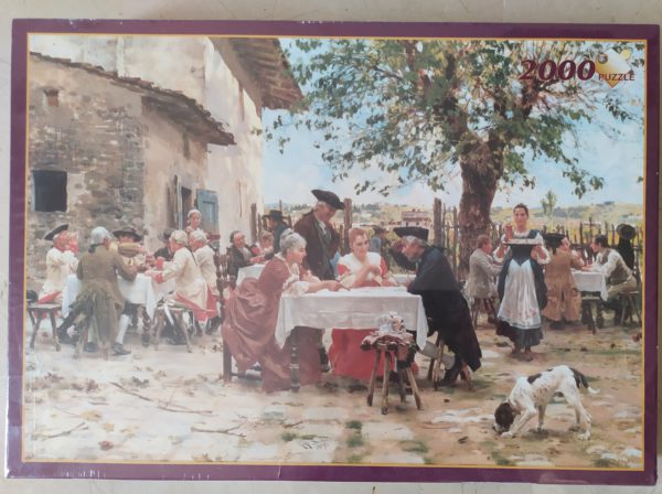 Image of the puzzle 2000, Fame, The Game of Cards, Raffaello Sorbi, Factory Sealed, Picture of the box